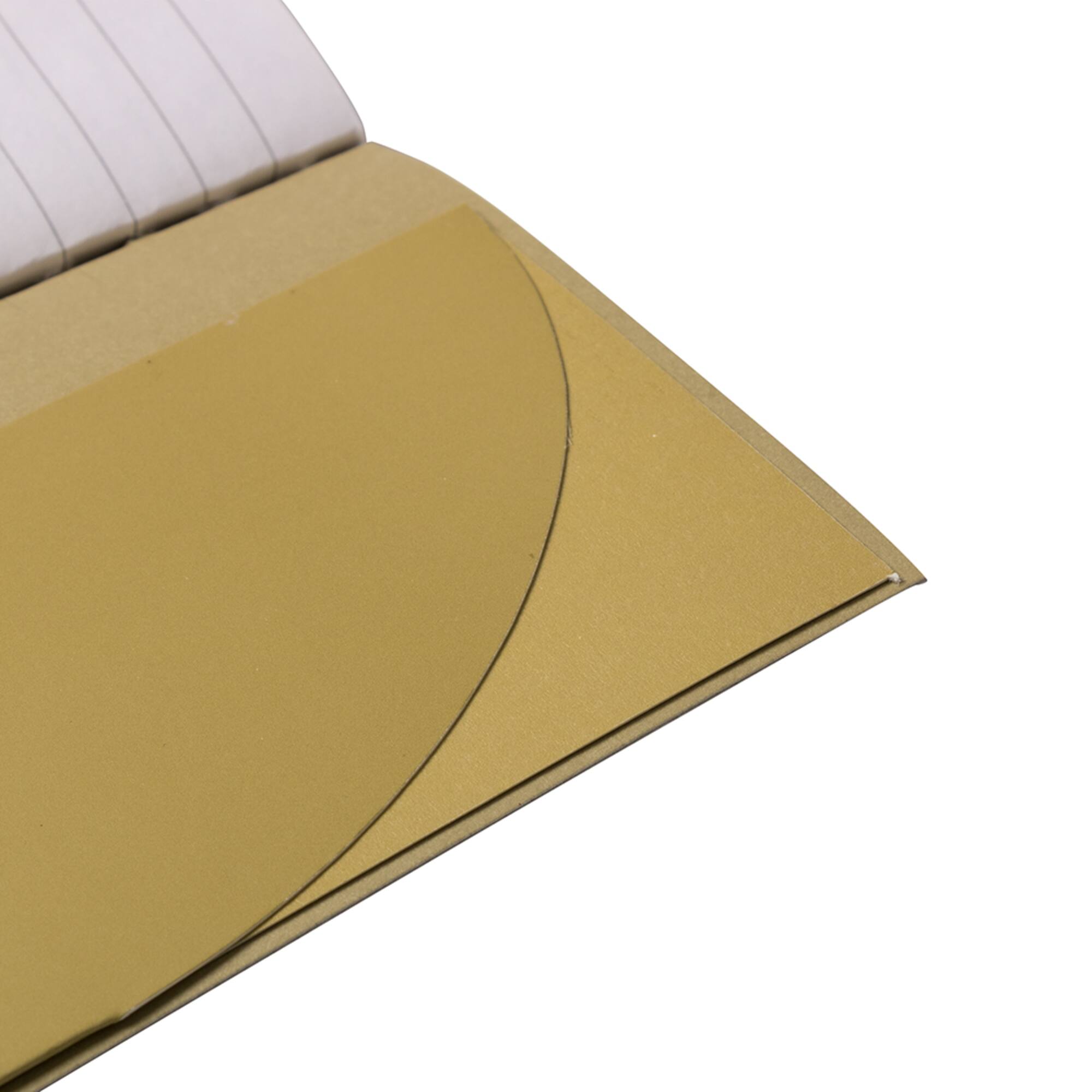 JAM Paper Glitter Kraft Pocket Journal
